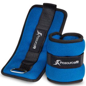Ankle Weights 3 lb, Set of 2, Blue