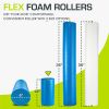 Flex Foam Roller 12x6-in, Blue