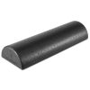 High Density Half Round Foam Roller 18x3-in, Black