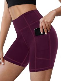 NSQTBA Shorts for Women Workout Yoga Shorts High Waist Gym Clothes XL