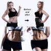 Women's waist training device Neoprene sauna sweat training belt waist shaping belt (black) XL size