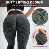 Leggings Women Butt Lifting High Waist Yoga Pants Dark Grey XL