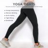 Women TIK Tok Leggings Bubble Textured Butt Lifting Yoga Pants Black 3X-large
