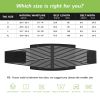 Women's waist training device Neoprene sauna sweat training belt waist shaping belt (black) XXL code