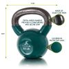 Vinyl Kettlebell 25lb
