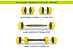 Adjustable Dumbbells and Barbell Set