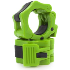 Olympic Barbell Clamp Collars (Option: Lime)