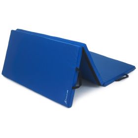 Tri-Fold Folding Exercise  Mat 6" x 4" (Option: Blue)