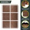 Wood Grain Puzzle Mat 1/2-in