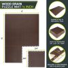 Wood Grain Puzzle Mat 1/2-in