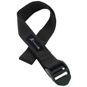 Cinch Buckle Yoga Strap (Option: Black)