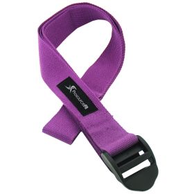 Cinch Buckle Yoga Strap (Option: Purple)