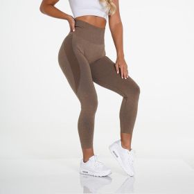 MOCHA Contour Seamless Leggings Fitness Women Workout Pants High Waisted Curves Joga Outfits Gym Tights Wear Candy Mujer Leggins (size: XL-Waist 64CM)