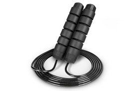 Speed Jump Rope with Foam Handles (Option: Black)