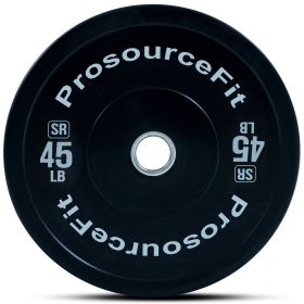 Solid Rubber Bumper Plate (Option: 45 lb)
