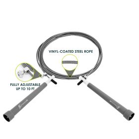 Speed Jump Rope (Option: Grey)