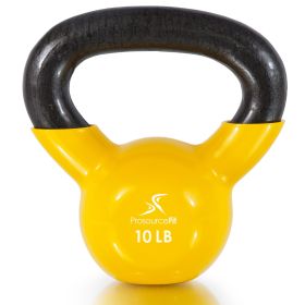 Vinyl Coated Iron Kettlebell (Option: 10lb)