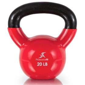 Vinyl Coated Iron Kettlebell (Option: 20lb)