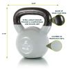 Vinyl Coated Iron Kettlebell