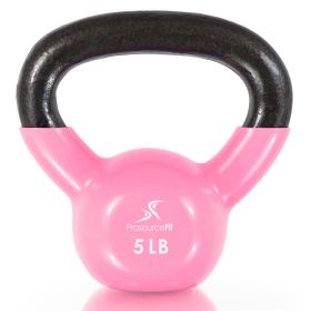 Vinyl Coated Iron Kettlebell (Option: 5lb)