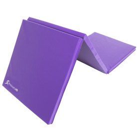 Tri-Fold Folding Exercise  Mat 6x2-in (Option: Purple)