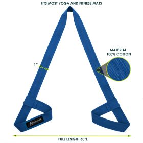 Yoga Mat Carrying Sling (Option: Navy)