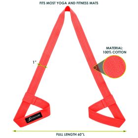 Yoga Mat Carrying Sling (Option: Red)